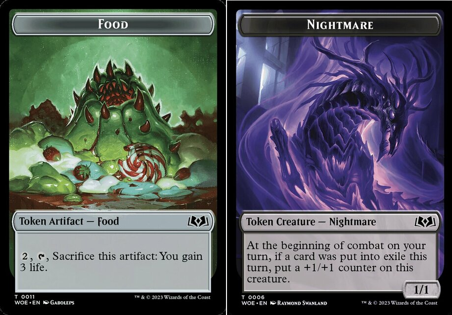 Food Token (0011) // Nightmare Token - Foil